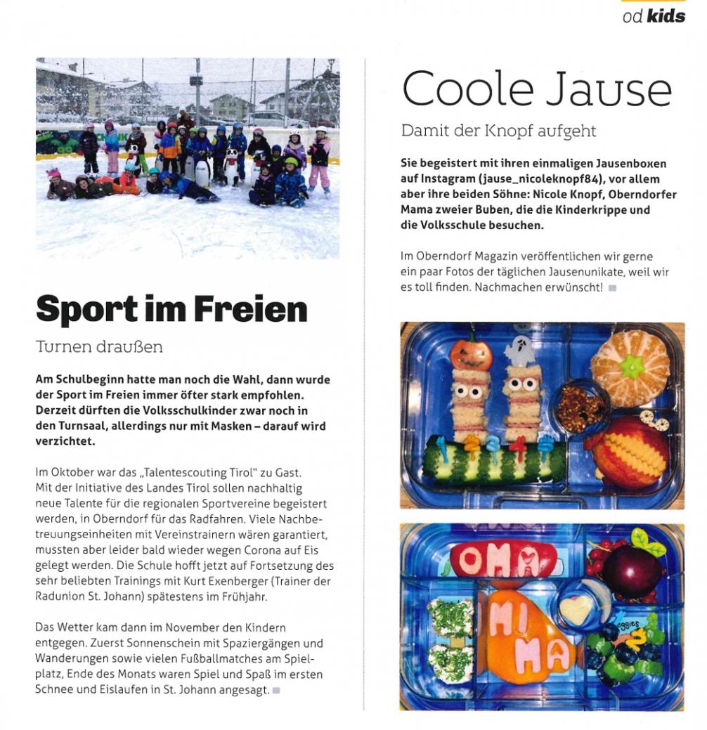 Eislaufen an der Schule